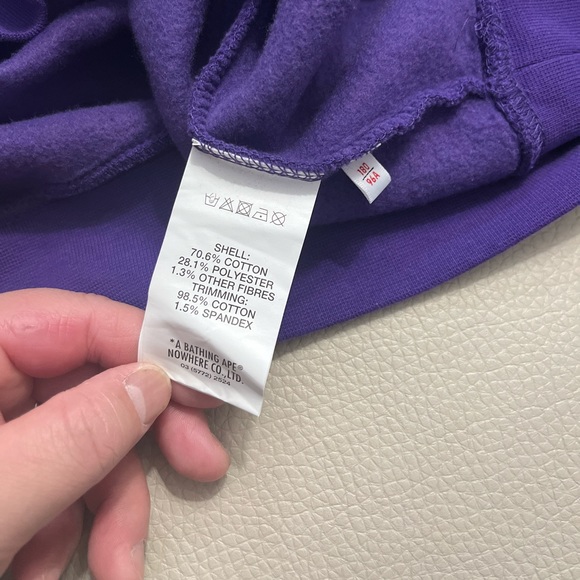 NWT - AAPE by A Bathing Ape (BAPE) Small Logo Sweatshirt - Men L/Women XL - Picture 9 of 9